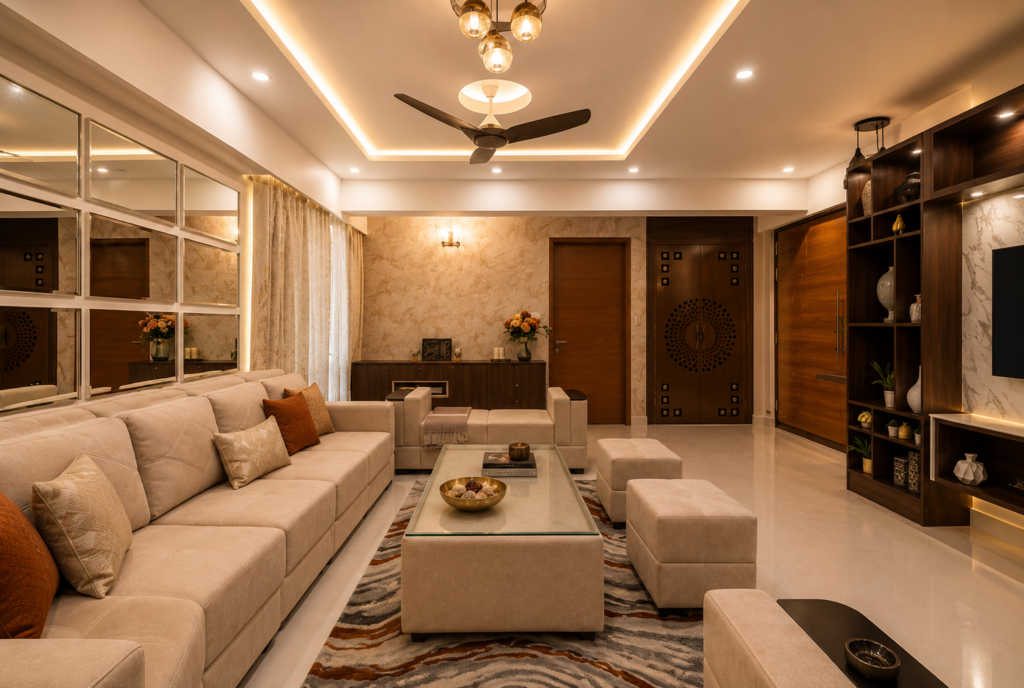 Contemporary 4 BHK penthouse